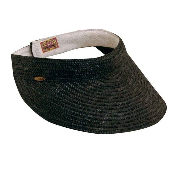 Scala Braided Laichow Straw Visor with 5” Peak - Picture 2 of 8